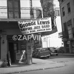 Vtg 1940s B&W Photo New Orleans Louisiana (Royal Street) George Lewis Photo #489