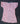 Vintage 1960's Pink W/ Flower Trim Swing Coat Doll Play Clothes / Clothing 