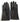 Vintage Retro Black Wrist LENGTH WOMENS Gloves X-Small Suede & Vinyl