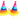 2 KIDS Happy Birthday RAINBOW Party Celebration Hat Accessory