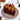 New Ceramic Brown / Red Cherry Pie Dish With Lid Food Storage By Luna & Sage