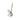 New White Silver BOHO Bohemian Elephant Toilet Brush Holder Bathroom