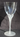 Vintage Antique Victorian Frosted Flower Stem Crystal Wine Glass