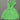 Vtg 1970's Crochet (Green) Sleeveless Flare Dress Doll Play Clothes / Clothing