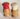 Vintage Boy & Girl Chef Salt and Pepper Shakers Set Wooden Mini 2 1/4" JAPAN
