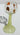 Vtg Antique Victorian Gold Leaf & Grapes Design Tall Wine Tasting Drinking Glass