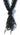Black Fashion Cocktail  Long Beaded Rope Cuff Neck Costume Jewelry Necklace 