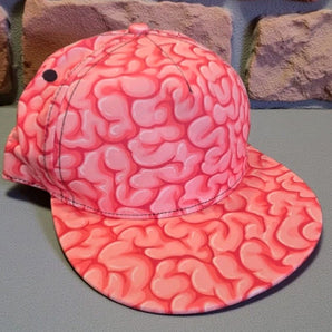 Funny Hat Hidden Human Brain Hat Baseball Cap Halloween Costume Gag Gift Dummy
