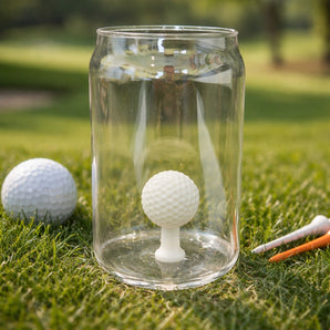New Plastic 3D White Golf Ball Tumbler Party Event Beverage Glass Cup