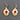 Vintage Gold  W/ Green & Red Stones Stamped Dale Grey Earrings 