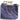 Vintage Blue W/ Gold Hardware J. Longobardo Clutch / Shoulder Purse Bag 