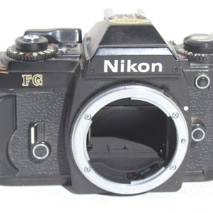 Vintage Black Nikon FG Film Camera