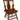 Vintage Rustic Wood VICTORIAN Country Shabby Chic Wood Doll Dinning Chair 
