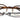 New Vtg 1995 L.A. Eyeworks Retro Abstract Eyeglasses - Gold AKIO 451