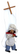 Vitnage Chef Marionette Puppet Painted Wood & Fabric w/ Wood Hand Controller