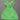 Vtg 1970's Crochet (Green) Sleeveless Flare Dress Doll Play Clothes / Clothing