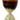 Vintage Hand Thrown Glazed Pottery Stoneware Folk Art Wine Goblet Decor Art
