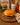 New Brown Ceramic Cheeseburger Mini Baker W/ Spreader Party BBQ Kitchen