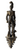 Vtg 1965 BURWOOD PRODUCTS Plastic MILITARY SOLDIER European WALL PLAQUE 25” Tall