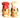 Vintage Boy & Girl Chef Salt and Pepper Shakers Set Wooden Mini 2 1/4" JAPAN