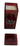 New Red Glass Art Deco Festive Tinseltown Ninety Six Christmas Door Candle 16oz