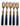 Vtg Antique Victorian English BLUE Cheese Desert Fork Set Utensils Silverware