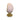 New Easter Diorama Pink Gold Egg Pedestal Bunny Rabbit Resin Figurine Decor 9.5"