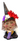 Vtg Holiday Happy Halloween Good Witch Head Decoration Figure Figurine Statue