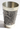 Vintage German Pewter Drinking Cup OLD WORLD FOLK "Playing Music" Fiddle Goblet