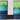 New 4 NOVOGRATZ Green Blue Acrylic Tropical Tiki 22oz Tumbler Glasses