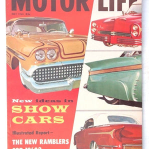 Vtg Hot Rat Rod Car Magazine - May 1959 MOTOR LIFE (Show Cars)