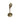 New Vtg Decorative Art Deco Gold Metal Microphone Sculpture Figurine Prop Decor