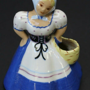 Vtg MCM CALIFORNIA CA Pottery - Thelma Kyn Dutch Peasant Girl Vase 1040-D A