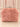New NWT  Pink Ed Hardy Kiss Lock Fur Clutch Bag Tote Purse W/ Charm
