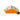 New Orange Ceramic Halloween Haunted House W/ Spreader Party BBQ Kitchen