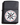 Vintage Black Zippo XIII Compass Flip Top Advertising Cigarette Lighter