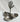 METAL Candy Appetizer Serving 3 BOWL Dish HALLOWEEN Skeleton Hands