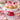 New Ceramic Red & Pink Heart Valentines Day Dessert / Cake & Cupcake Party Stand