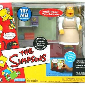The Simpsons Playmates Exclusive Lunchlady Doris Intelli Tronic Cafeteria 2002