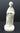 Vtg MCM CALIFORNIA CA Pottery - No Name Chinese Woman Bamboo Bisque Vase