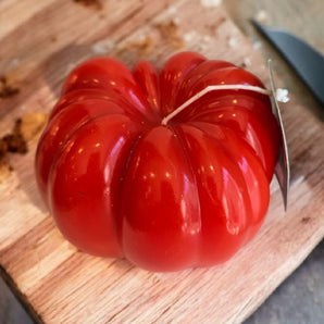 New Marthra Stewart Red Fresh Farm LARGE Tomato Cooking Kitchen Candle Decor