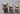 Vintage 3 Mini Miniature Bass Owls Figurine Statue Glass Eyes