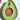 New Large Avacado Chips and Salsa Party BBQ Dips Dish Plate
