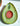 New Large Avacado Chips and Salsa Party BBQ Dips Dish Plate