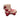 New Ceramic Pink / Red Valentines Day Heart Love Groovy Roller Skate Candle