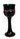 Vtg MCM Gothic Signed Stoneware Pottery Ceramic Art Wine Goblet Beverage Cup