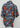 Vtg Hawaiian Moves Brand Men’s Retro Waves & Flowers Collar Button Up Shirt Lrg