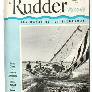 Vtg Sailboating Yachting Boating Magazine - The Rudder Oct 1953 Vol. 69 No.10