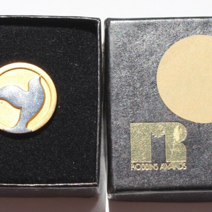 Vtg Robbins Awards Bird Dove Pendant South Coast Air Quality Lapel Pin Tac