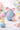 New Large Resin Blue Cameo Holiday Decorative Easter Egg W/ Large Pink Bow